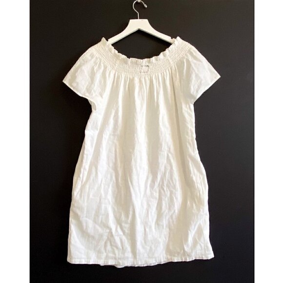 Current/Elliot Madeline' Cold Shoulder Dress, Size 2, White‎ Cotton - Picture 2 of 9